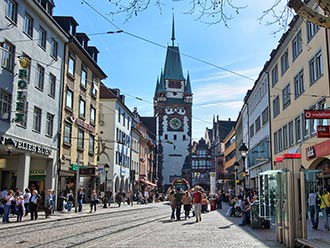 Bummeln und Flanieren in Freiburg im Breisgau